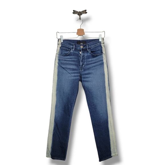 🔴 3/$25 3X1 Higher Ground High Rise Straight Leg Crop Jean In Whisper 25 - Picture 1 of 14